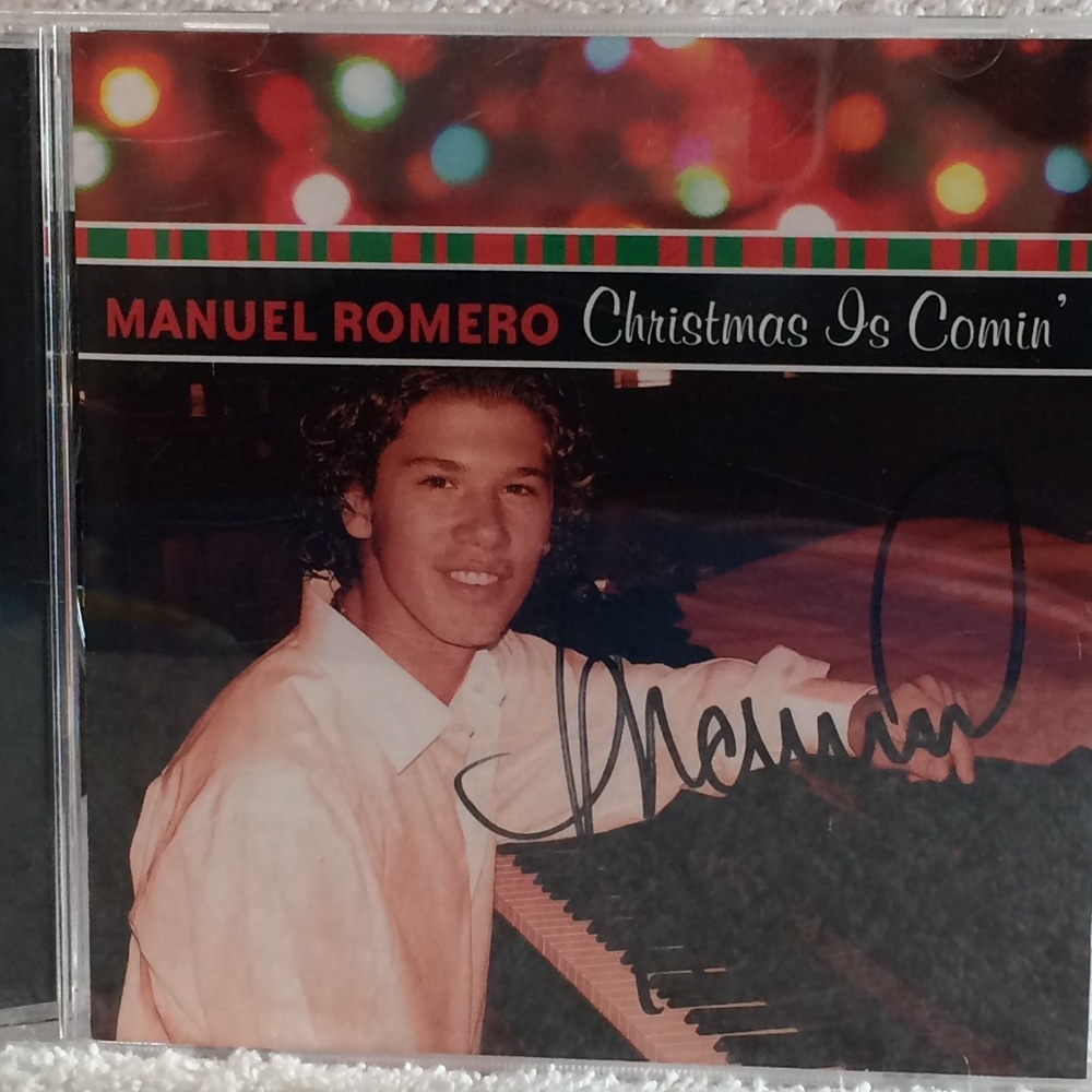 Manuel Romero Christmas Is Comin' CD Autographed